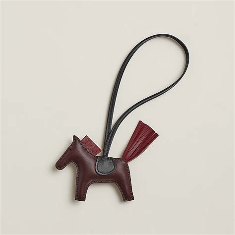 horse keychain hermes|hermes rodeo charm pm.